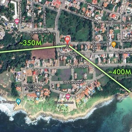Studio -Trees At Mikasa- Near Beach, Pool, Fast Wifi, Ac & King Bed Puerto Escondido (Oaxaca) Exterior foto